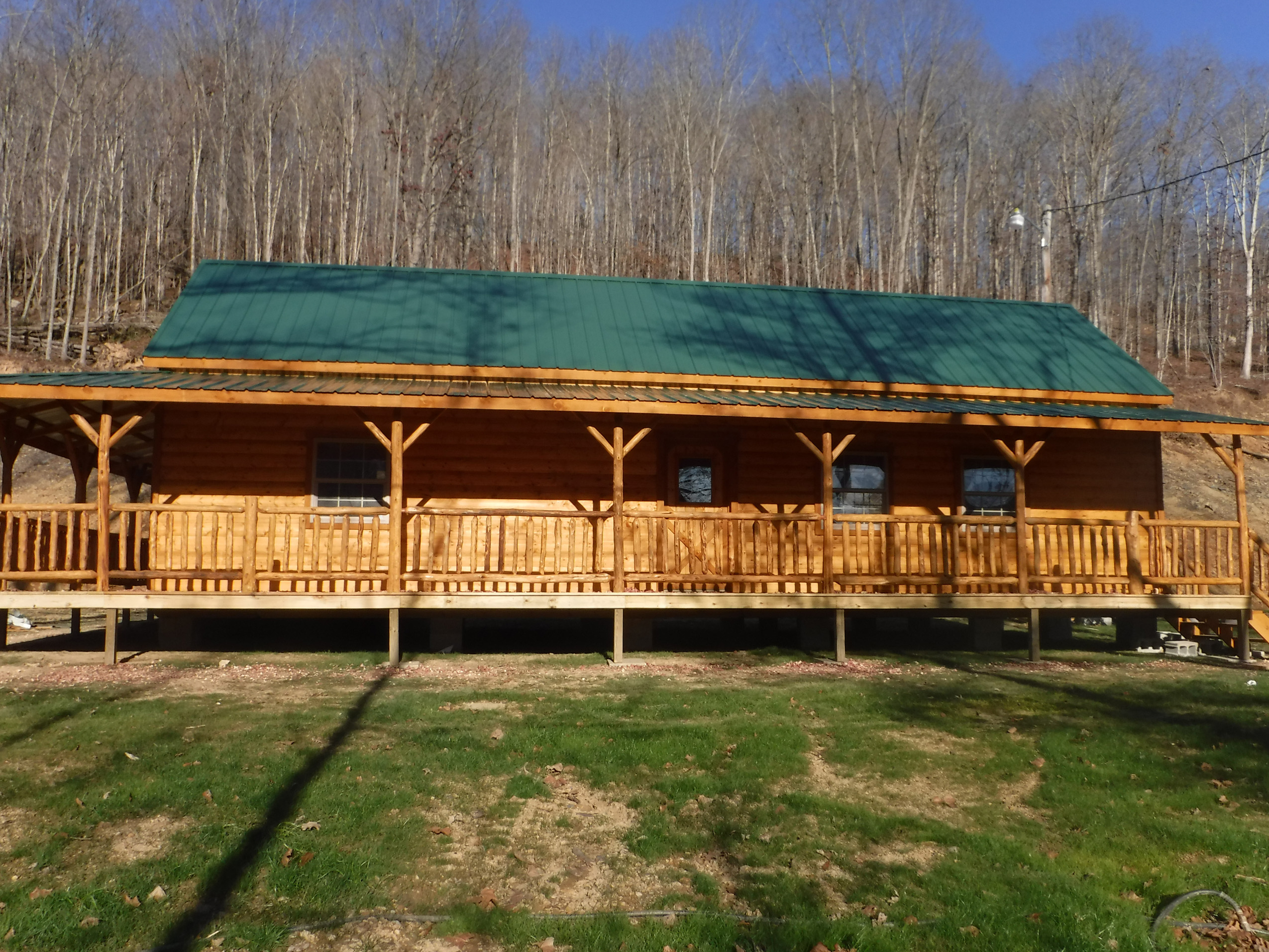 Cabin with porch