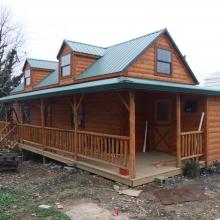 Cabin with porch