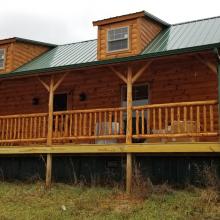 Beautiful log cabin